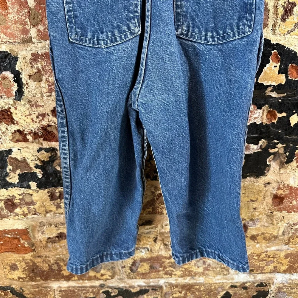 Vintage Oshkosh Jean Denim Toddler Overalls Boys 3T